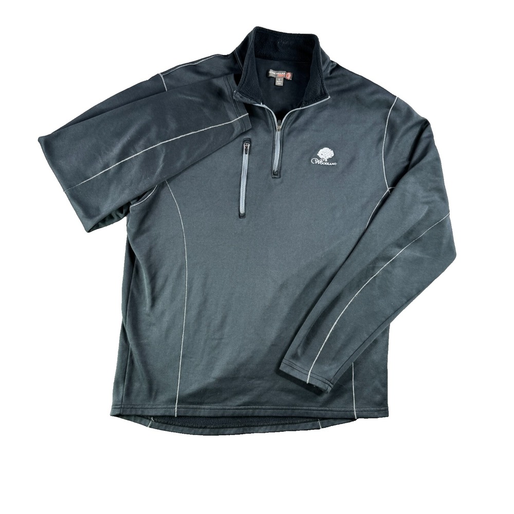Peter Millar Golf Pullover Men L Warmth E4 1/4 Zi… - image 2